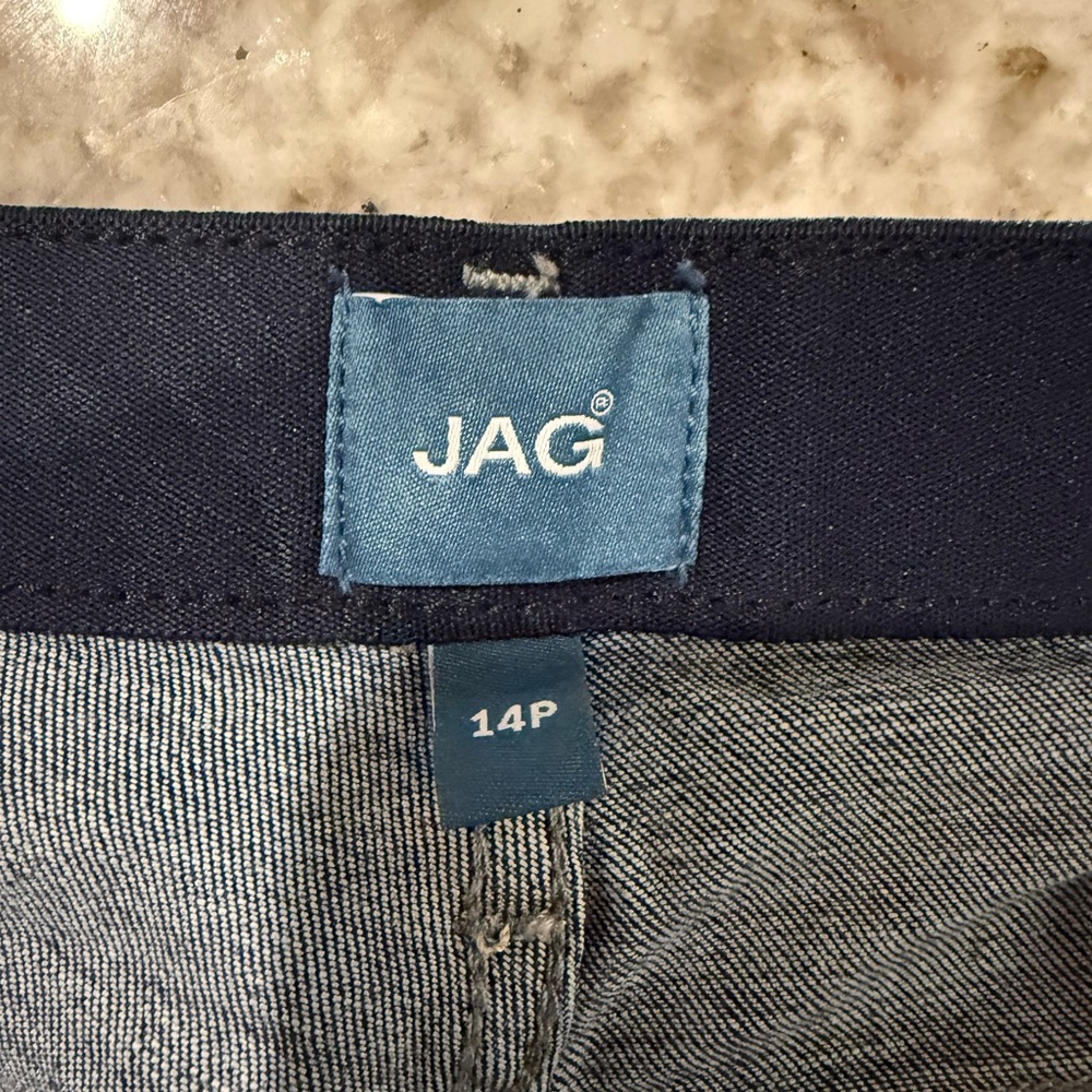 *GENTLY WORN* Womens JAG Size 14P Carter Girlfriend Cropped Ankle Jeans - Picture 3 of 7